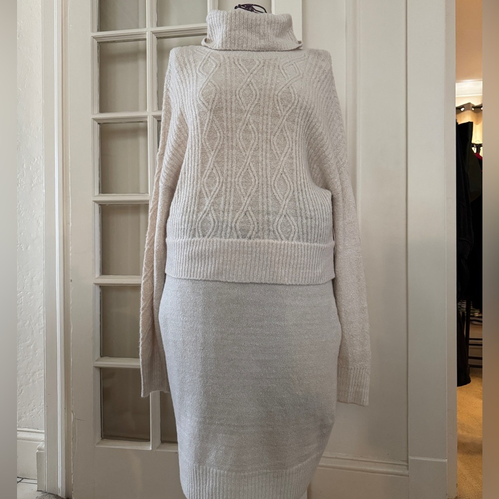 Harlow & rose cowl neck sweater dress
